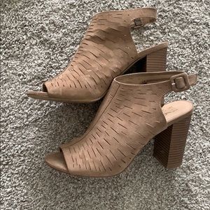 Mix No. 6 Chunky Heeled Slingback Sandals